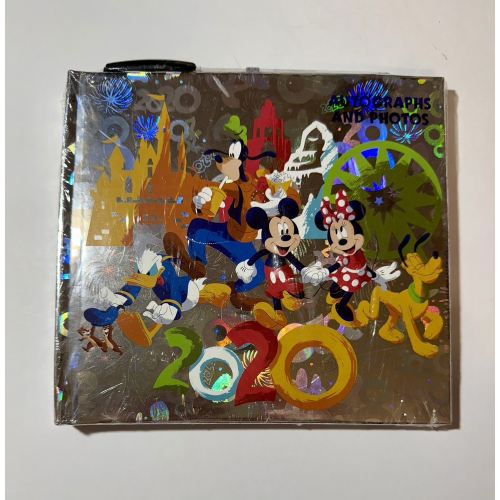 2020 Disney Parks Mickey‎ Mouse and Friends Autograph Book Photo Album